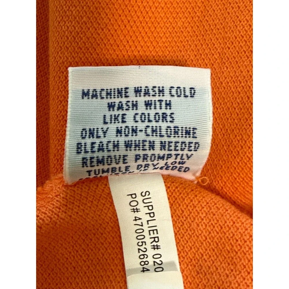 Polo Ralph Lauren Polo Shirt Mens 2XLT Tall Orange Short Sleeve Pony Logo